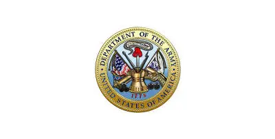 A picture of the united states department of the army seal.